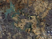 Vaal Dam, South Africa, October 2016, RGB, WaterExtent, HySpeed Computing, geo service for water extent
