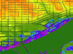 Highlight the risk in real estate with Digital Elevation Model Data